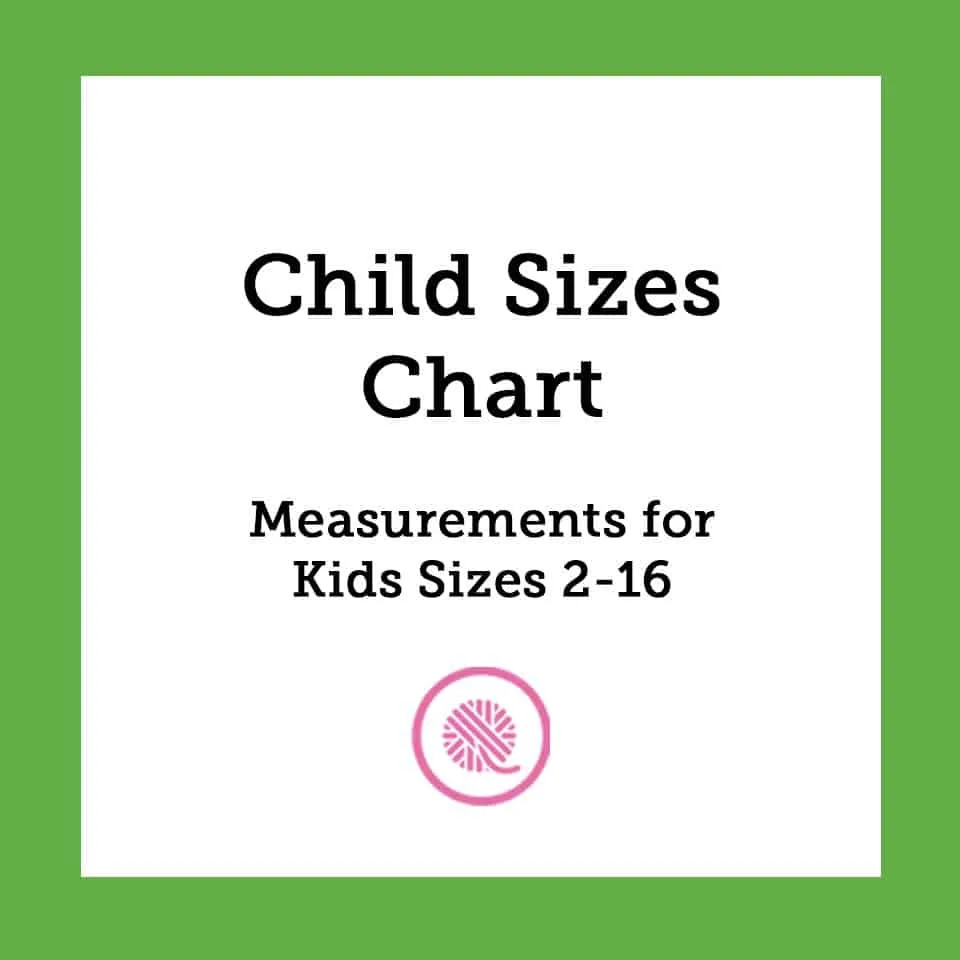 child sizes chart