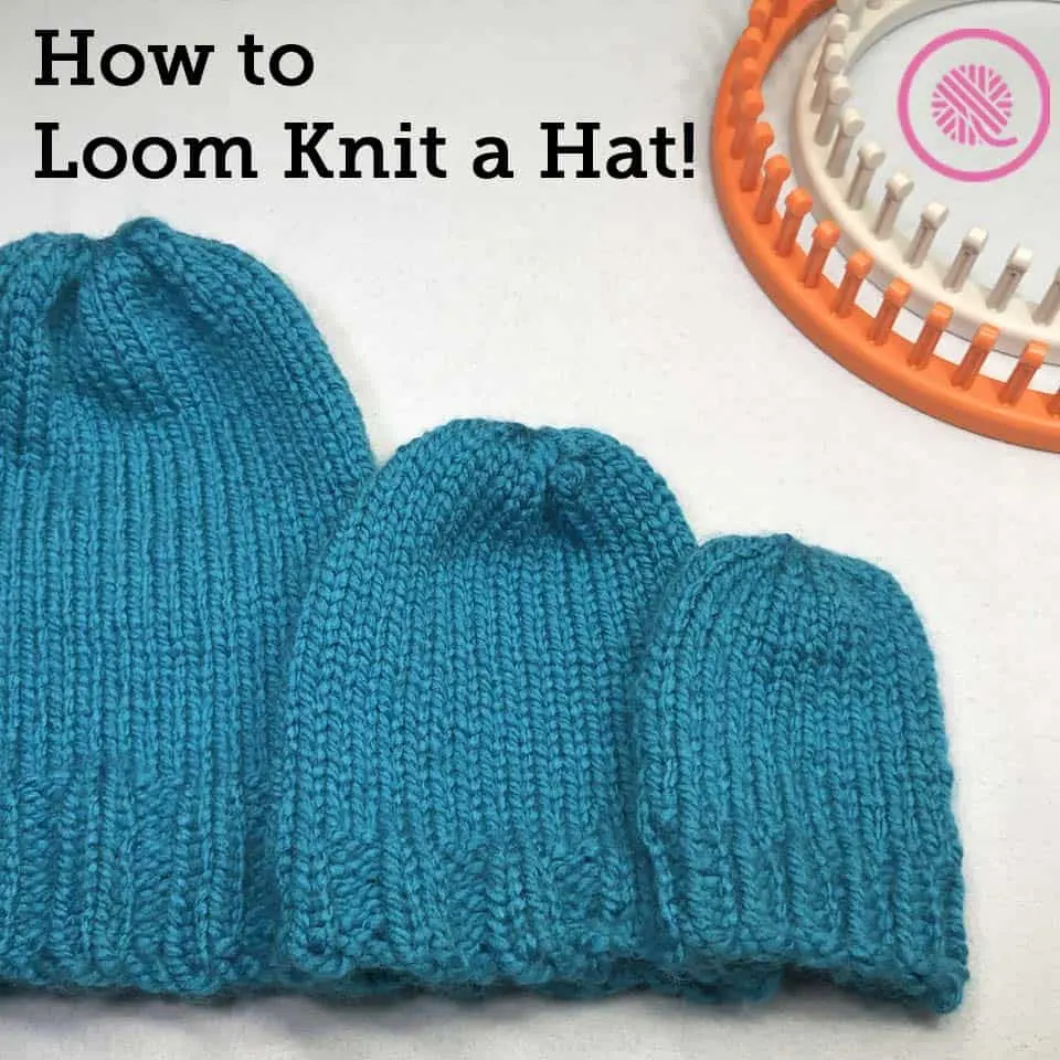 how to loom knit a hat