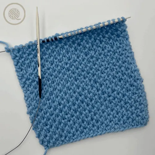 How to Needle Knit the Beehive Waffle Stitch Pattern - GoodKnit Kisses