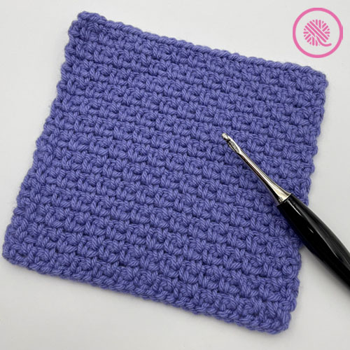 linen stitch square