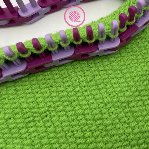 How to Loom Knit the Linen Stitch - GoodKnit Kisses