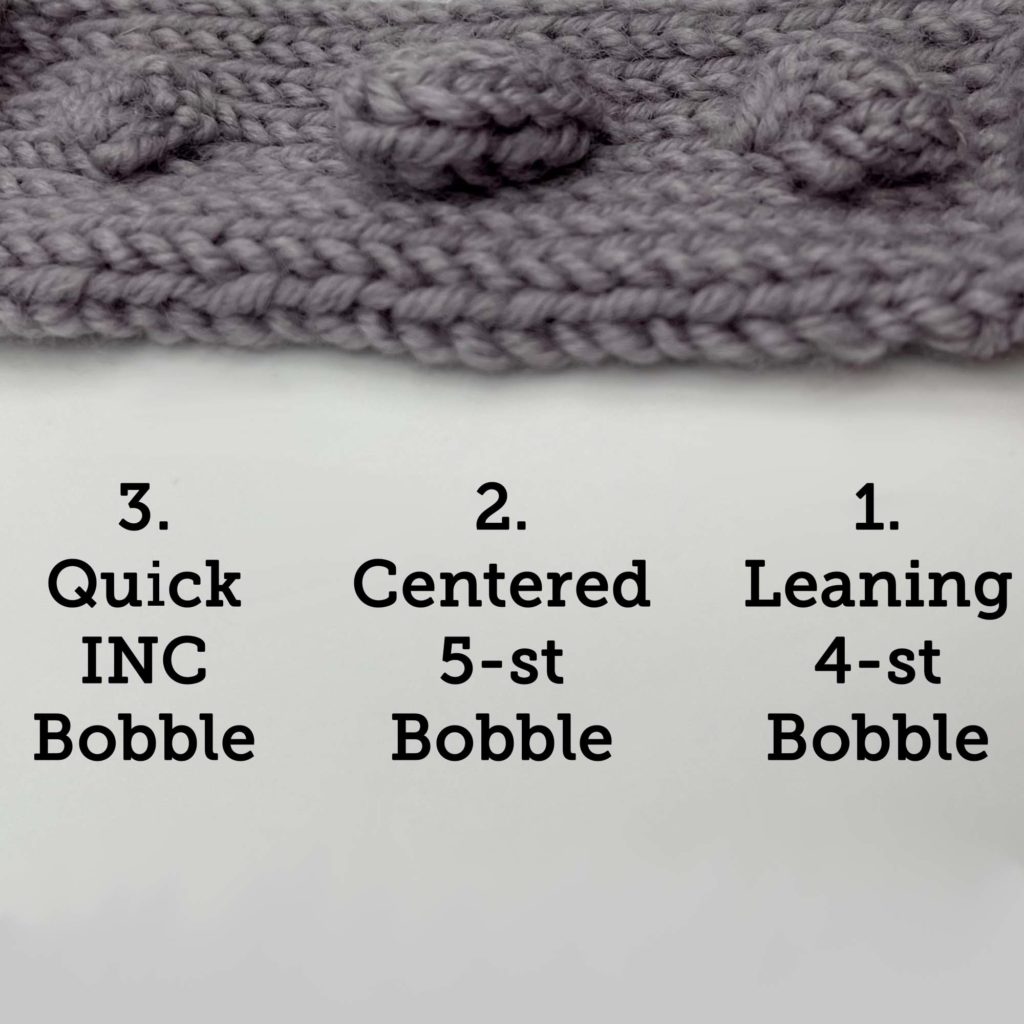 bobble comparison side view