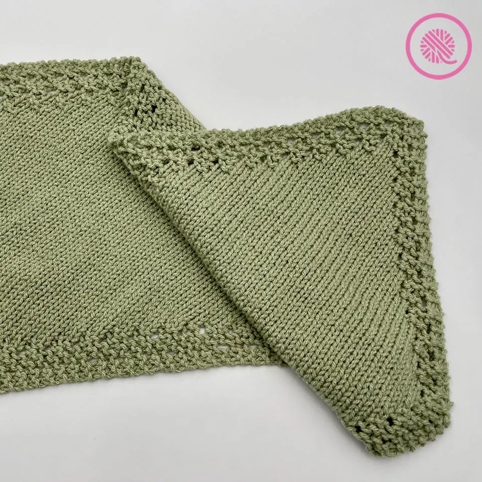 How to Needle Knit Grandma's Rectangle Blanket (C2C) - GoodKnit Kisses