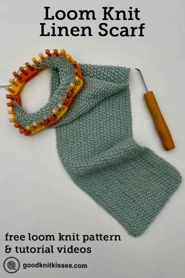 Easy Loom Scarf DIY  Loom knitting patterns, Loom scarf, Loom knitting  scarf