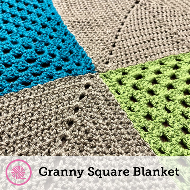 Granny Squares Blanket – Free Crochet Pattern
