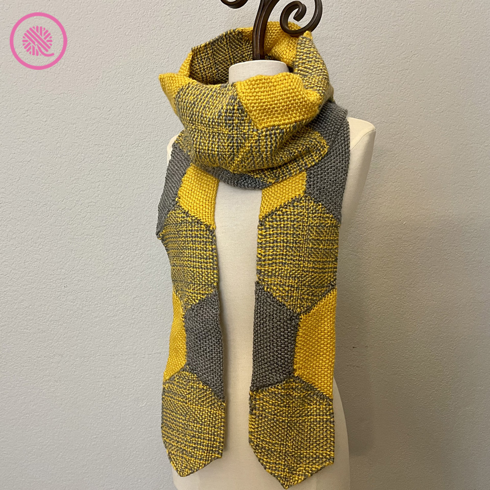 Woven Hexagon Scarf and Cowl