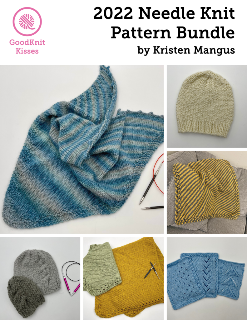2022 needle knit pattern bundle cover