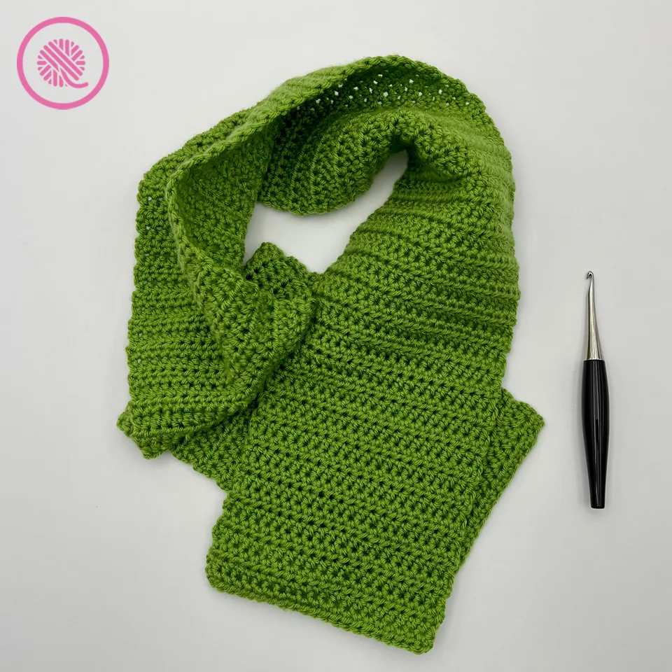 crochet the easy basic scarf