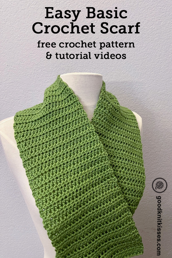 crochet the easy basic scarf