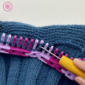 loom knit seaming bind off
