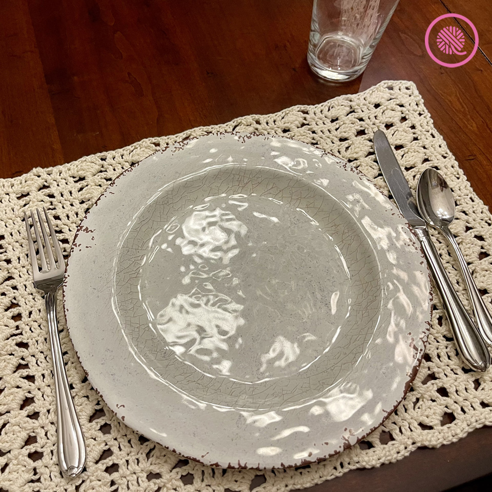 Crochet Lacy Placemat