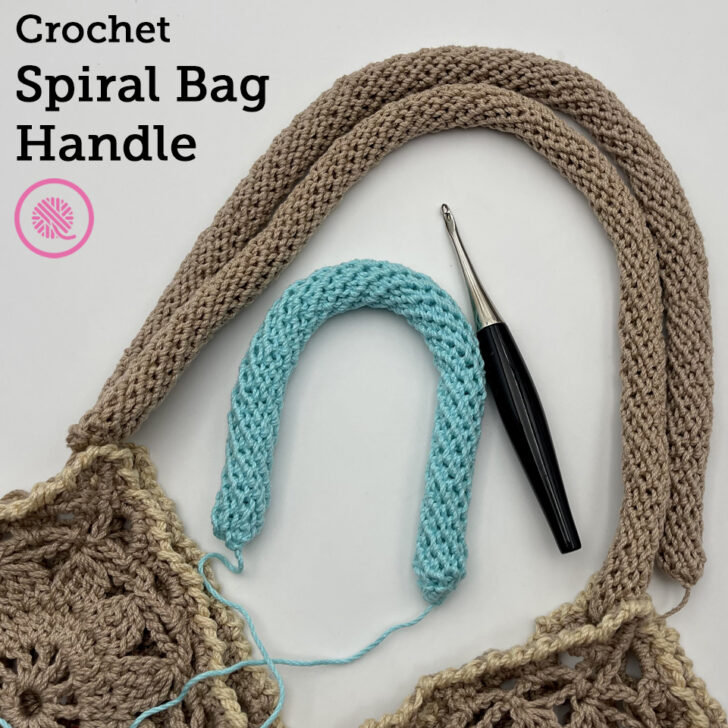 The BEST Crochet Spiral Bag Handle Ever!