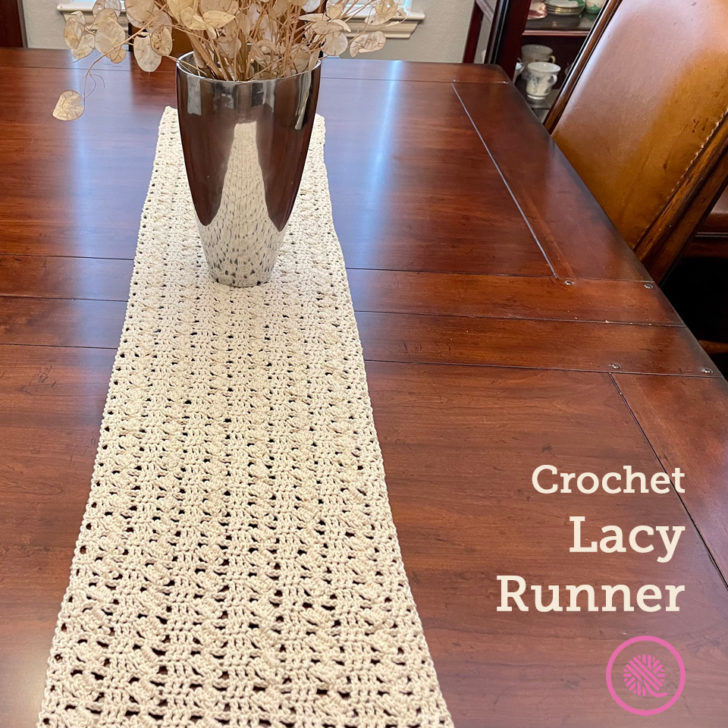 Make the Beautiful Crochet Lacy Runner!