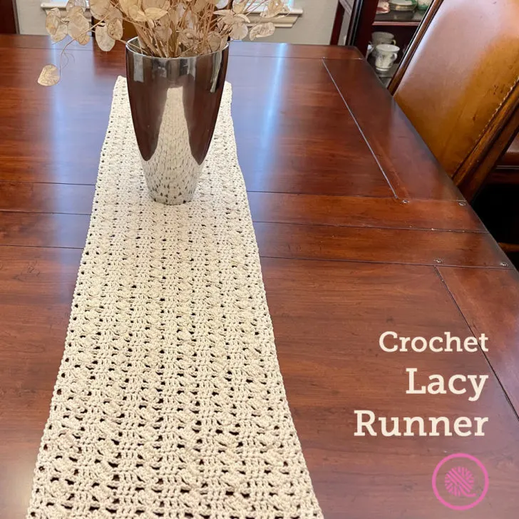 Make the Beautiful Crochet Lacy Runner!