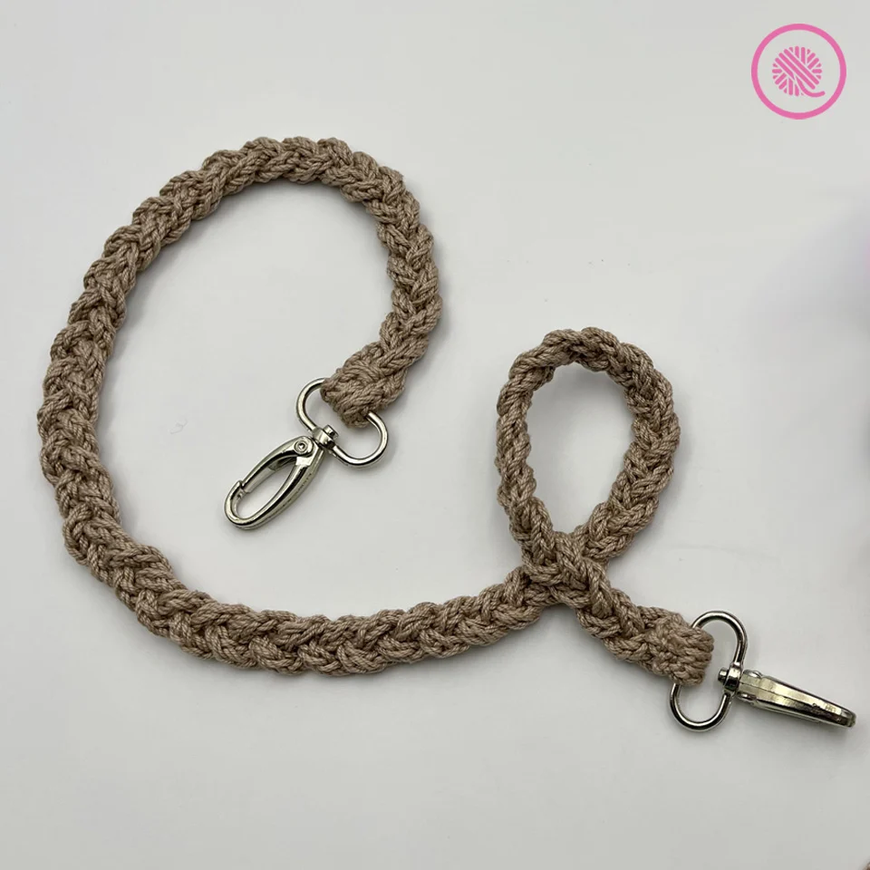loom knit i-cord braided handle