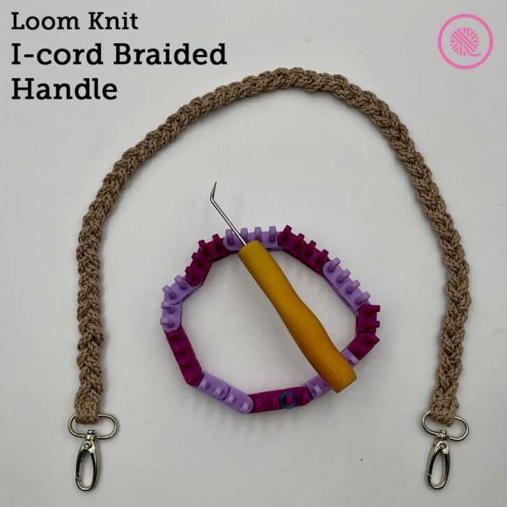 Eays Loom Knit I-Cord Braided Handle/Strap for Bags!