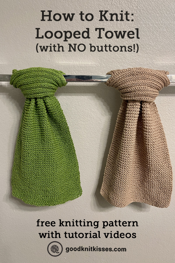 Hanging Kitchen Towel Pattern (+ Video)