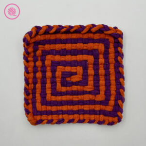 square spiral potholder