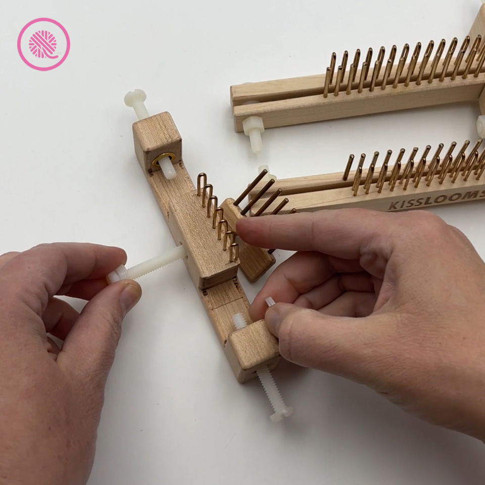 how to use a kiss loom add washers