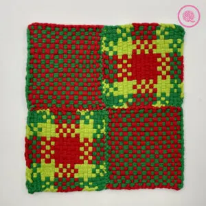 large seamed potholder