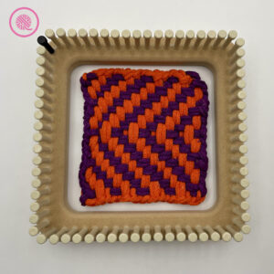 easy chevron potholder pattern finished project