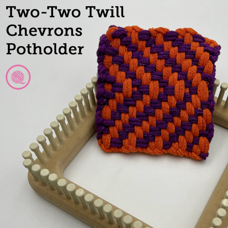 Easy Chevrons Potholder Pattern!