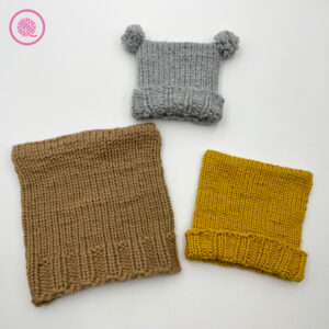 how to oom knit an envelope hat