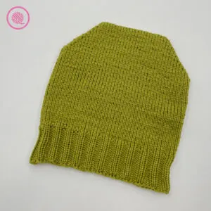 loom knit nordic style hat