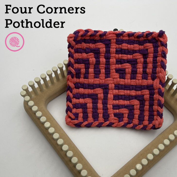 Woven Four Corners Potholder Pattern
