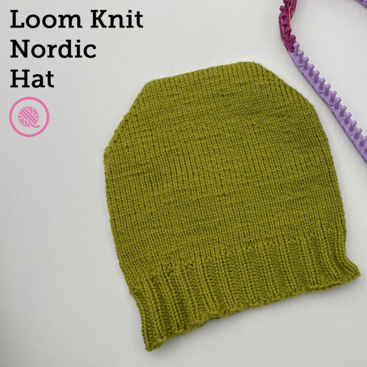 Loom Knit Nordic Style Hat Pattern