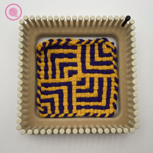Diverging Corners Woven Potholder
