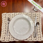 PDF: Crochet Lacy Placemat