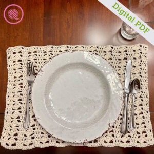 PDF: Crochet Lacy Placemat