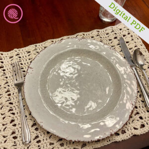 PDF: Crochet Lacy Placemat - Image 2