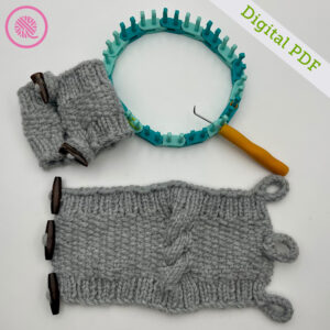 PDF: Loom Knit Coffee Press Cozy - Image 2