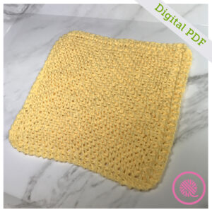PDF: Loom Knit Grandma's Favorite Dishcloth