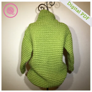 PDF: Loom Knit Easy Going Pullover Sweater - Image 2
