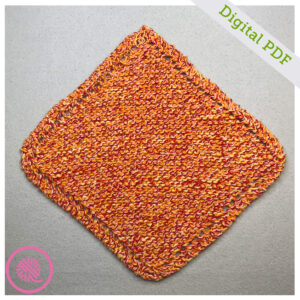 PDF: Needle Knit Grandma's Favorite Dishcloth