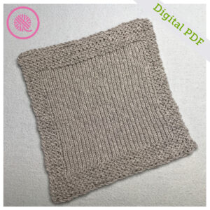 PDF: Loom Knit Basic Dishcloth - Image 2