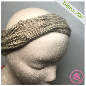 PDF: Loom Knit Ribbed Headband - Image 3