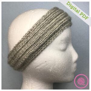 PDF: Loom Knit Ribbed Headband - Image 2