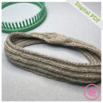 PDF: Loom Knit Ribbed Headband