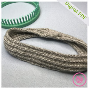 PDF: Loom Knit Ribbed Headband