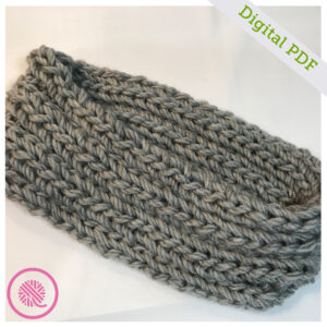 PDF: Needle Knit Easy Ribbed Headband - Image 3