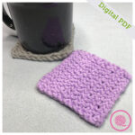 PDF: Loom Knit Seed Coasters