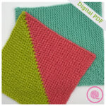 PDF: Loom Knit Short Row Mitered Square