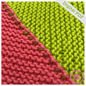 PDF: Loom Knit Short Row Mitered Square - Image 4