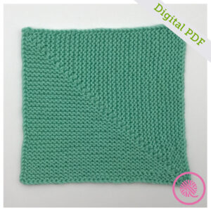 PDF: Loom Knit Short Row Mitered Square - Image 3