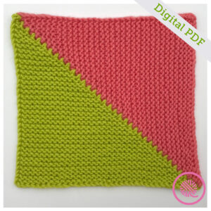 PDF: Loom Knit Short Row Mitered Square - Image 2