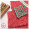 PDF: Loom Knit Traditional Mitered Square